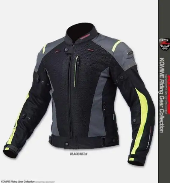 Для KOMINE JK-069 высокого качества сетка ткань Спортивный костюм мотоцикл распределения наборы защитная одежда