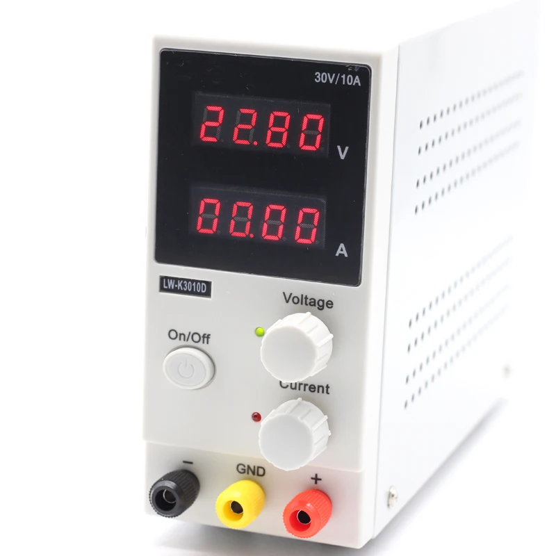 

4 bit Mini Adjustable Digital DC power supply 30V 10A Laboratory Switching Power supply K3010D laptop phone repair Rework New