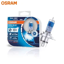 OSRAM H4 9003 HB2 62193CBA галогенный холодный синий Advance 12V 60/55W Автомобильный головной светильник 5000K белый светильник+ 50% ярче, пара