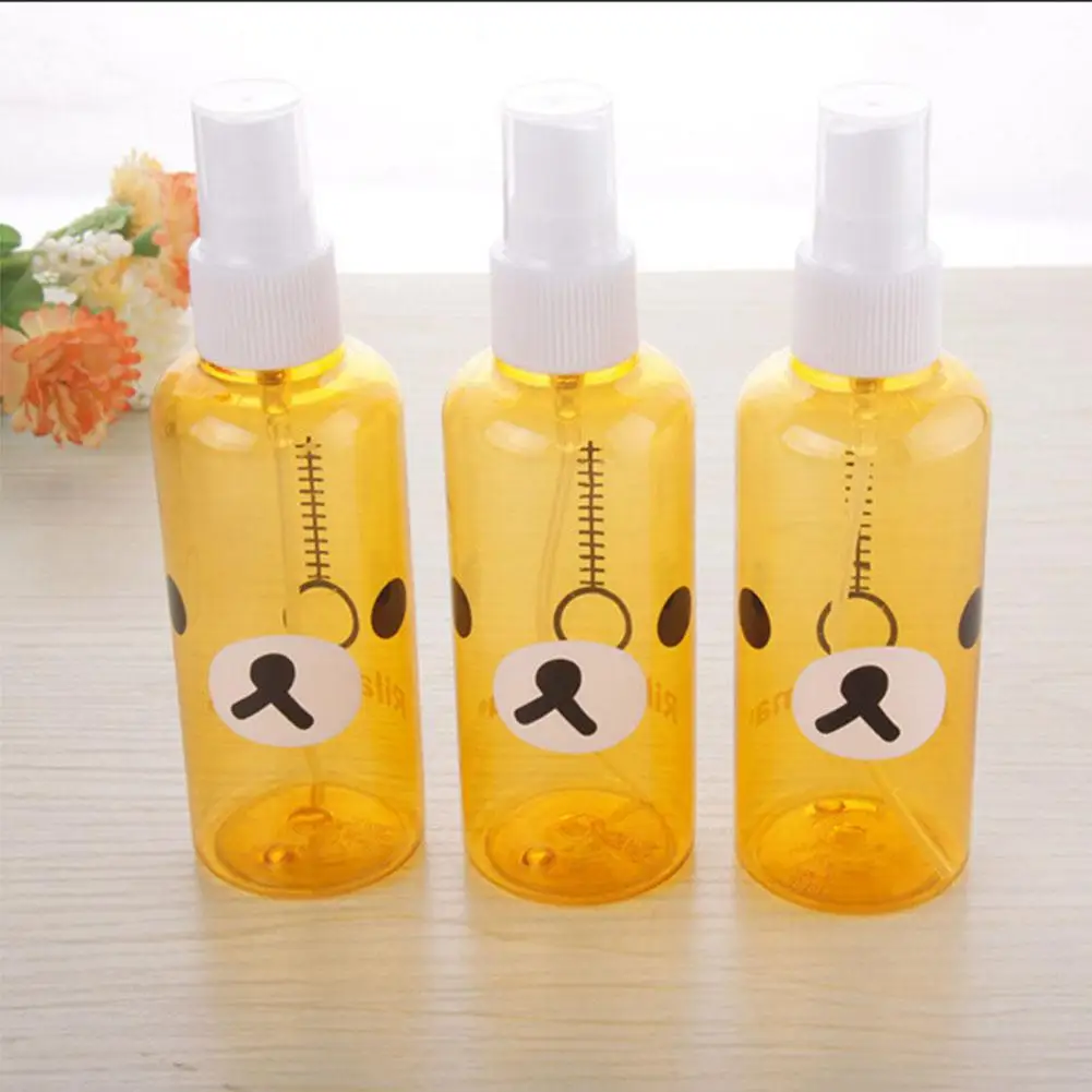 Kuulee 30ml/100ml Empty Spray Bottles Cartoon Mini Portable Refillable Bottle Cosmetic Hand Sanitizer Alcohol Dispenser Kuulee 30ml/100ml Empty Spray Bottles Cartoon Mini Portable Refillable Bottle Cosmetic Hand Sanitizer Alcohol Dispenser