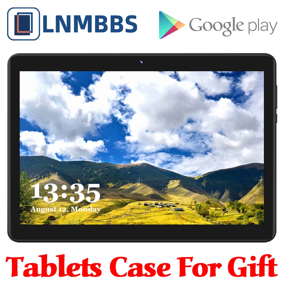LNMBBS 10,1 дюймов планшетный ПК MTK6580 Восьмиядерный Android Планшеты 4 ГБ ОЗУ 64 Гб ПЗУ 1920x1200 ips дисплей Dual SIM 4G Телефонный звонок планшет