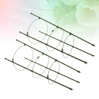 

2pcs Garden Trellis Climbing Plants Support Cage Stand for Pepper Eggplant Tomato Flowers - 45CM