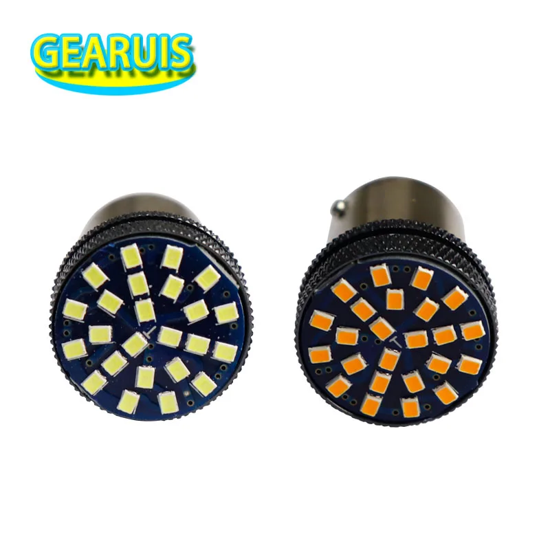 10 шт. светодиод 1156 BA15S 24 smd 2016 1157 BAY15D 7440 7443|Сигнальная лампа| |