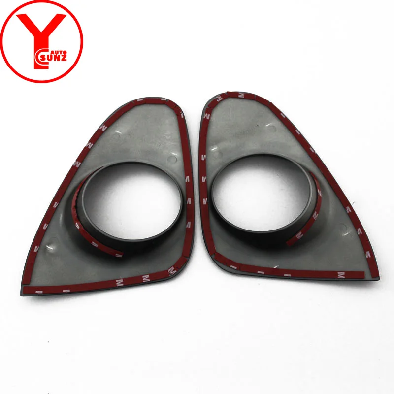 Черная крышка передней противотуманной светильник ры для Toyota Fortuner HILUX SW4 2015 2016 2017