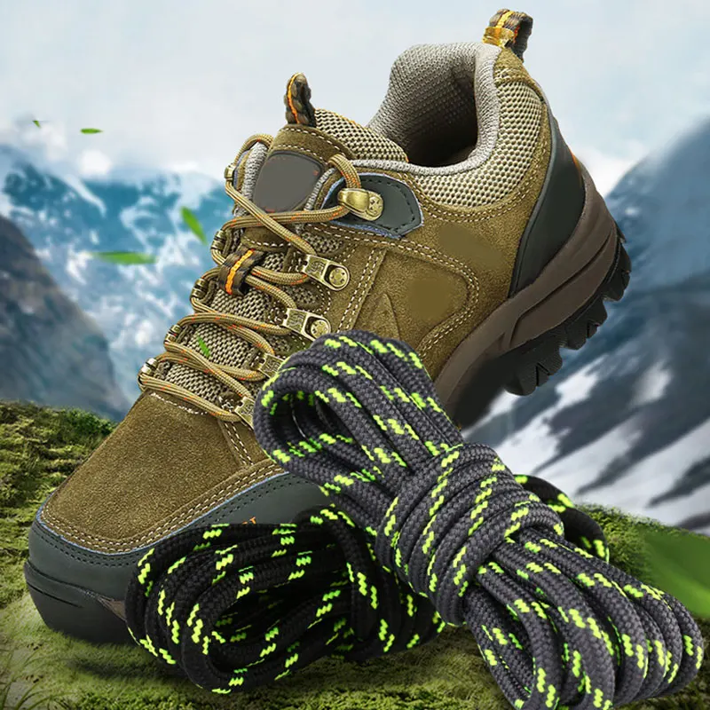 Strong Shoelaces Round shoe Laces High Top Outdoor Walking Hiking Boot Laces Bootlaces Sneaker Shoelace 120cm 1 Pair Shoe Laces Shoe Accessories