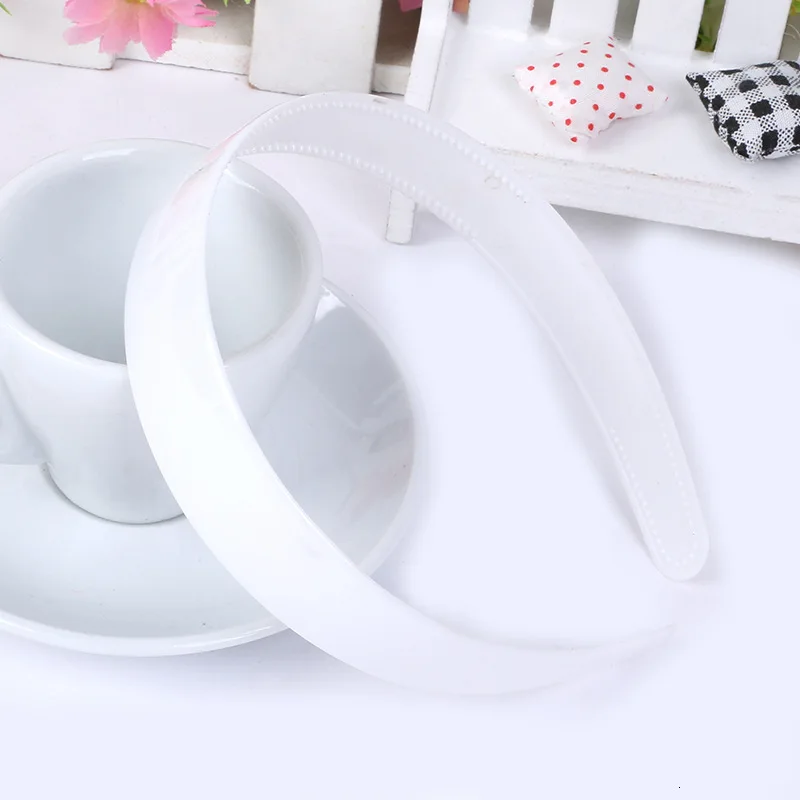 2,5 см ободки для волос DIY экологический ABS распылитель краски черный широкий обруч для волос зубы банты для волос DIY незавершенные аксессуары для волос 10 шт