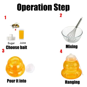 

Hanging Traps Beehive Wasp Trap Hornets Yellow Jackets Wasp Bee Catcher Home Garden Wasp Hornet Killer Traps Hanging