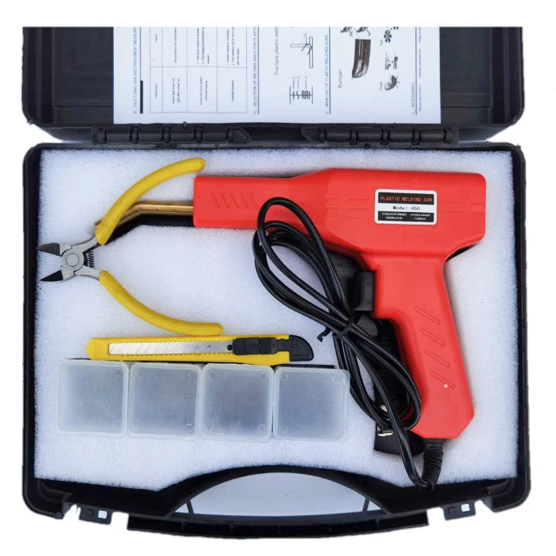 

Hot Stapler Car Bumper Repair Fender Fairing Welder Plastic Repair Kit Portable Plastic Repair Tools Car Bumper Repair Machine