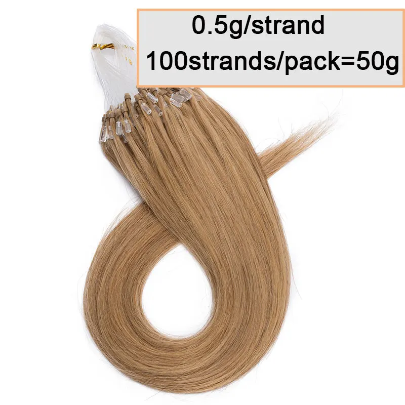 100pcs Straight Micro Hair Extensions - Image 2
