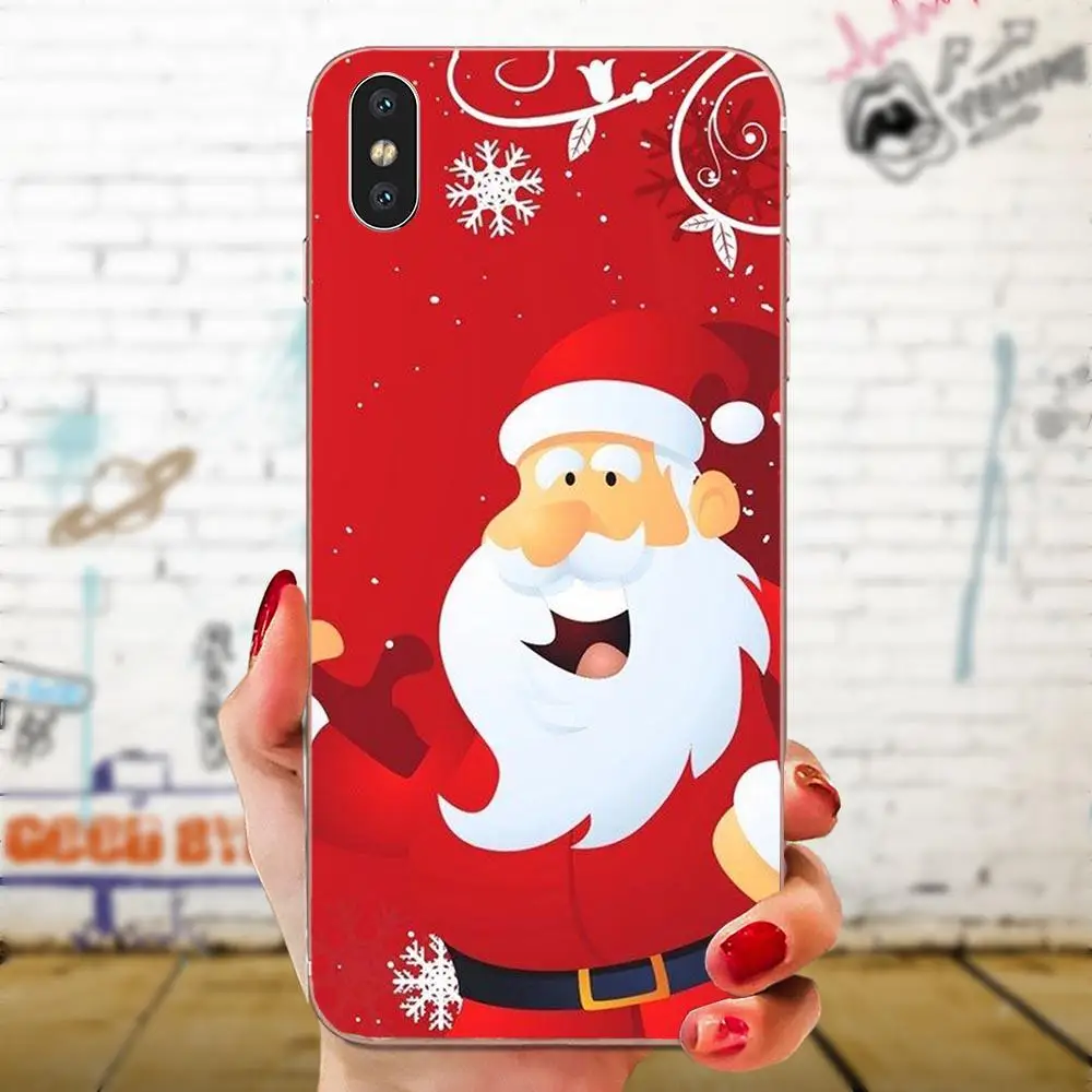 as picture Мягкий чехол для телефона Galaxy Grand A3 A5 A7 A8 A9 A9S On5 On7 Plus Pro Star Рождественский новогодний дизайн - Цвет: as picture