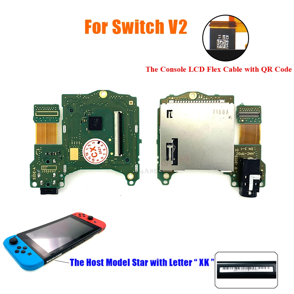 For Nintendo Switch Game Socket with Earphone Board Game Card Replacement  Game Slot Card Reader Socket For NS Switch V1 V2|Replacement Parts &  Accessories| - AliExpress