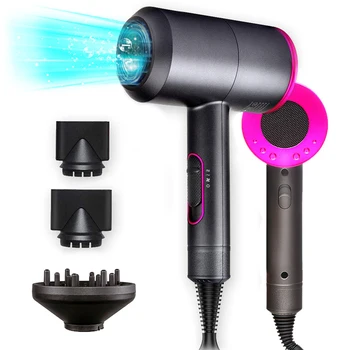 

Professional Hair Dryer Strong Wind Hammer Hair Dryer Negative Ionic Electric Blower US Plug for Salon Home Hotel Travel