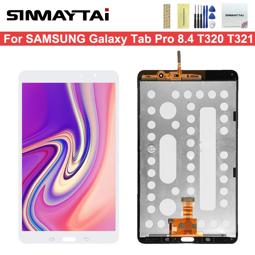 100% тест T320 ЖК дисплей для Samsung GALAXY Tab Pro 8 4 T321 T325 датчики сенсорный экран