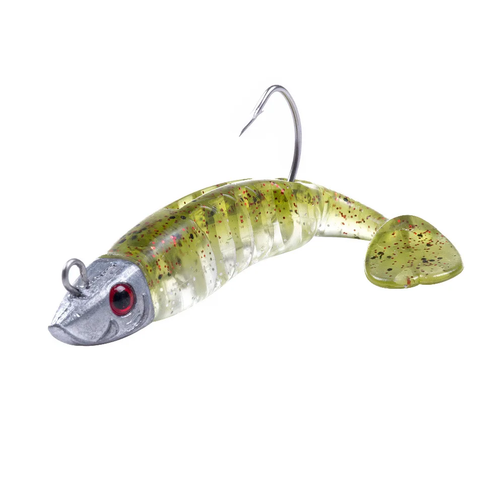 

9/11cm Fishing Lure Bait Silicone Trout Soft Lures For Fishing Jig Swimbait Shad Silicone Bait Lead Head Lead Coating Wobblers