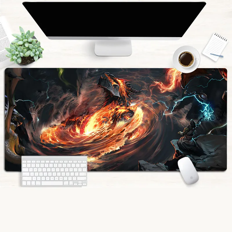World of warcraft коврик для мыши для ноутбука, компьютера, версия для контроля скорости, большой игровой коврик для мыши - Цвет: 400X900X2mm
