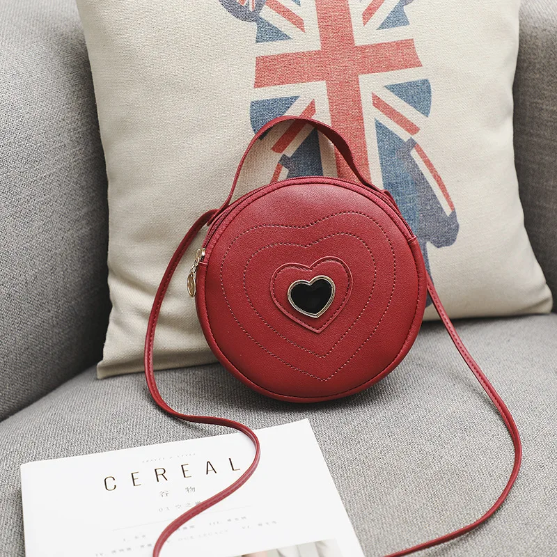 

2020 New Style Shoulder Handbag Students Shoulder Bag Phone Package GIRL'S Cute Small round Bag Women's