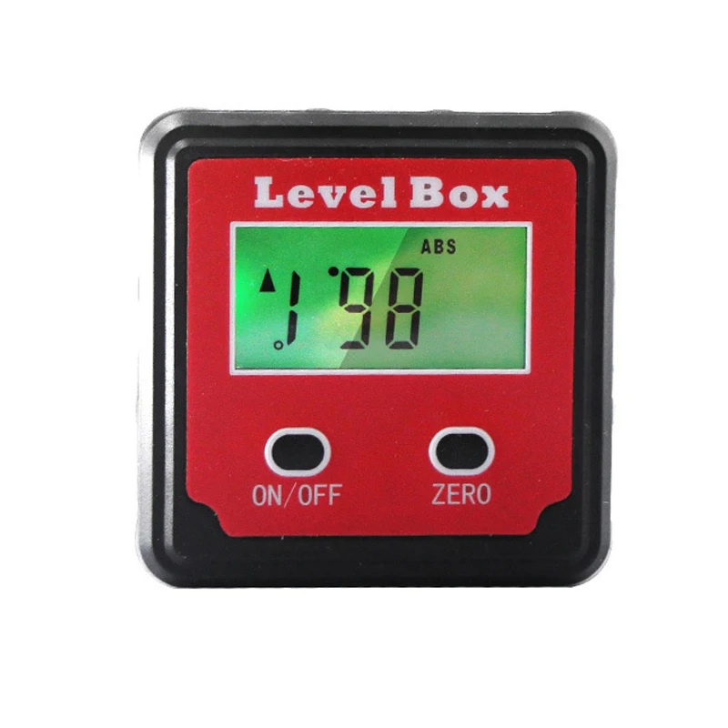 Digital Inclinometer Spirit Level Box Protractor Angle Finder Gauge Meter Bevel 