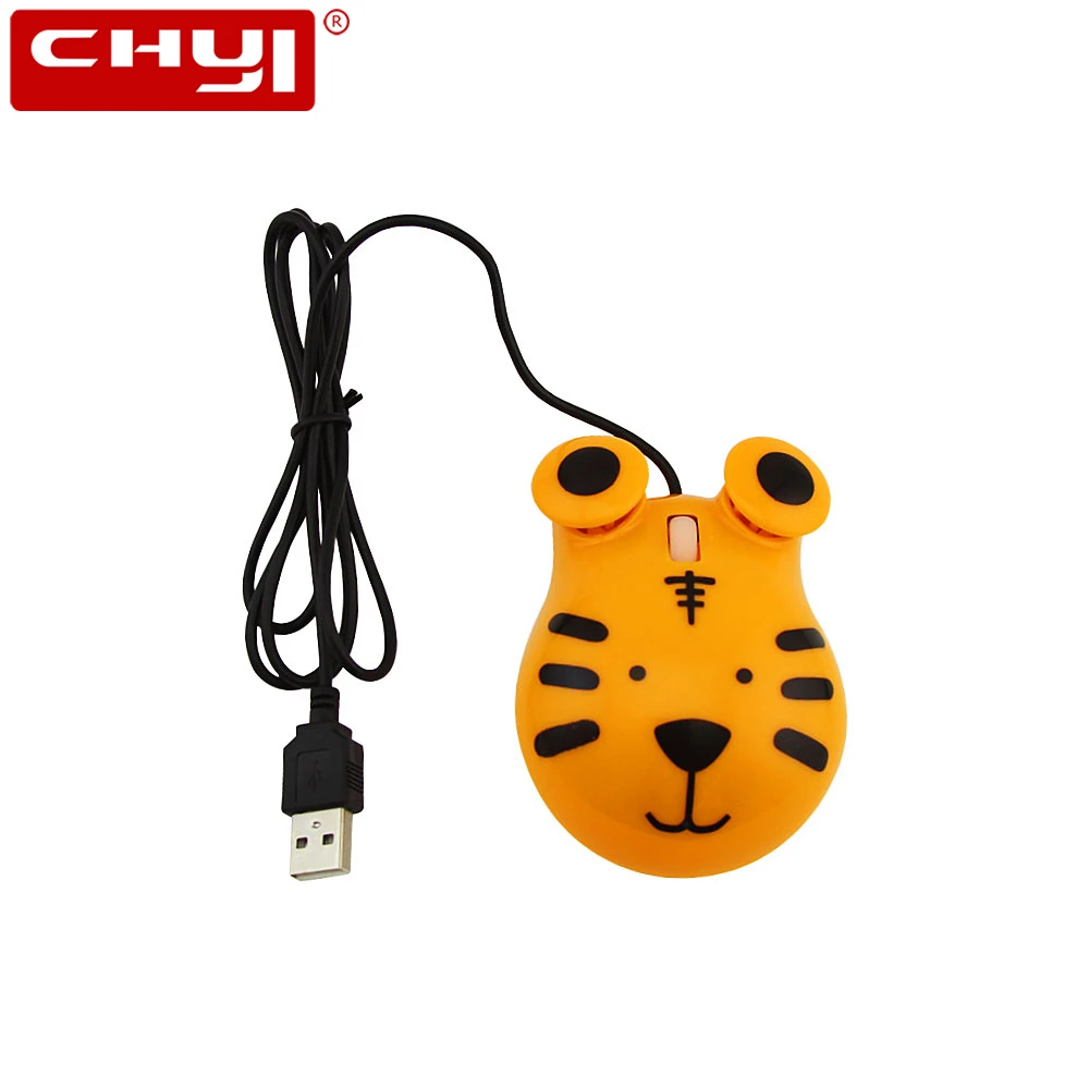 CHYI профессиональная 1600 точек/дюйм, Проводная оптическая компьютерная мышь USB 3 D оптическая мышь для девочек милые 3 кнопки Mause Мыши для ПК ноутбука