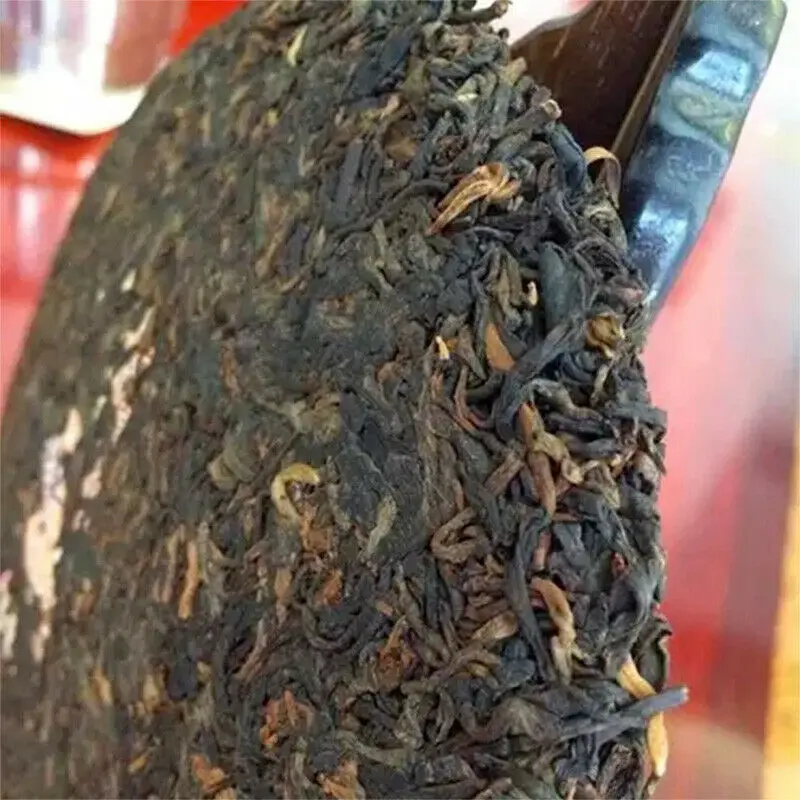 2015 Yr TAETEA Состаренный аромат Menghai Dayi Pu erh Cha торт приготовленный спелый 357 г 1501