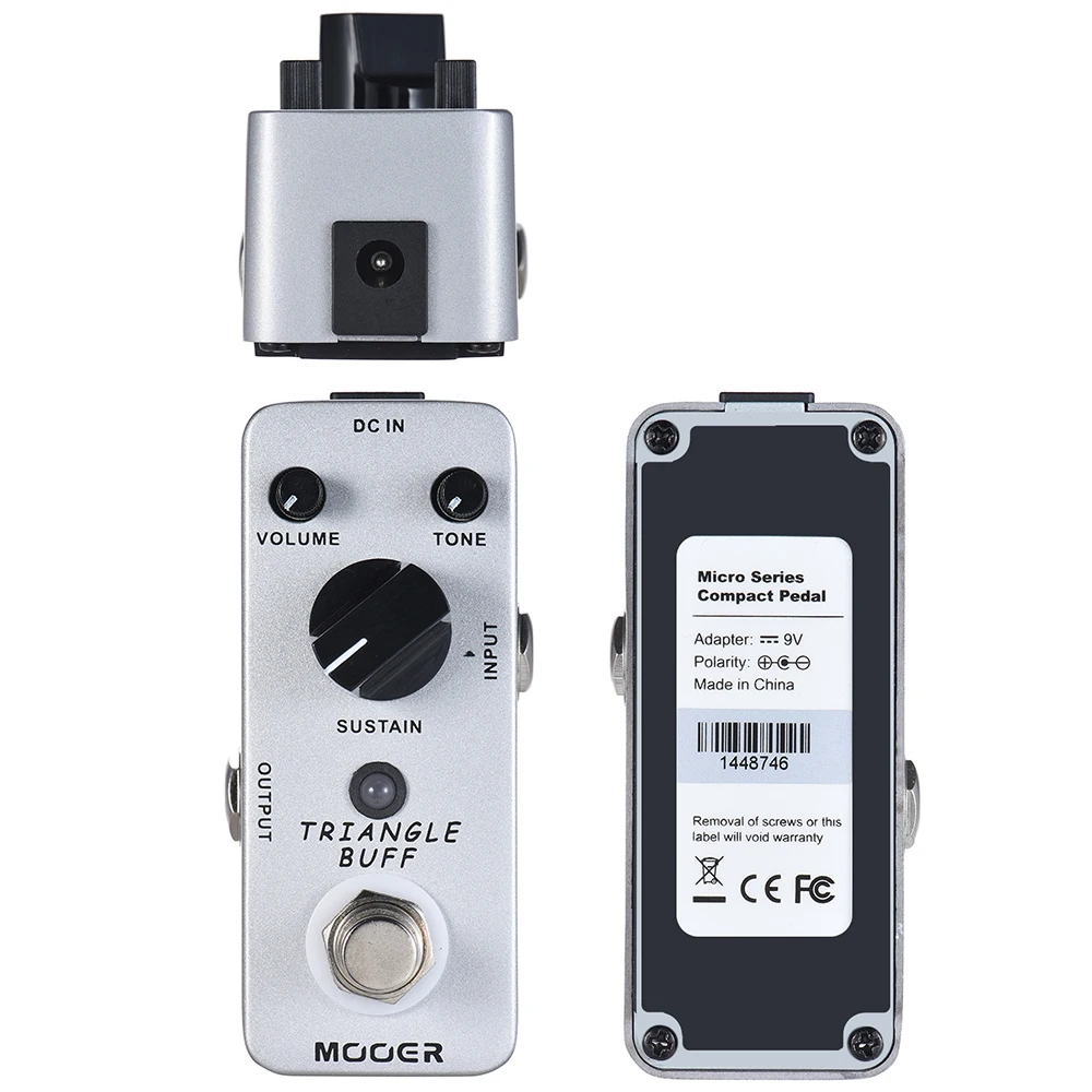 MOOER triangle Buff Fuzz педаль эффектов для гитары True Bypass педаль для электрогитары металлический корпус для гитары Запчасти и аксессуары