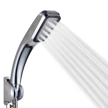 

High Pressure Shower Head Bathroom 300 Holes Water Saving Shower Head Powerfull Boosting Spray Bath Handheld Shower Head
