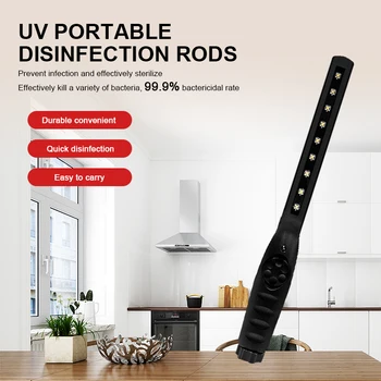 

EURS Portable sterilization stick disinfection rod personal care Traveling Sterilizer UV Sanitizer Light UV lamp Clean Air