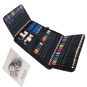 

144-color water-soluble color lead students sketch with a professional color pencil by hand