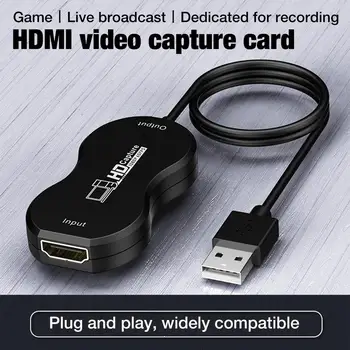 

USB2.0 HDMI Video Capture 1080P HD hdmi to usb Video Capture Card Dongle Game Streaming for Youtube Live Stream Broadcast