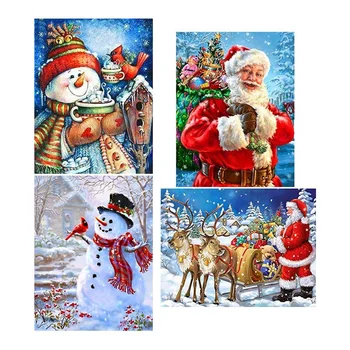 

DIY 5D Diamond Painting Kit for Adults Diamond Art Kit,Paint with Diamonds Embroidery Painting Cross Stitch-Christmas