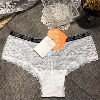 

Cool Women's Lace Sexy Underwear Wholesale Low Waist Women's Briefs Solid Color Hip Lift Panites