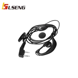 Lcheng – walkie talkie Radio, 2 broches, Port K, combiné, PTT, Microphone, casque, pour ICOM Baofeng Kenwood, Radio bidirectionnelle 