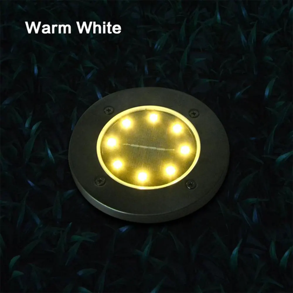 White 4 шт. Солнечный садовый светильник 16LED наземный светильник водонепроницаемый светильник для патио подземный зондирующий ландшафтный светильник для газона дорожка Горячая O10 - Испускаемый цвет: White