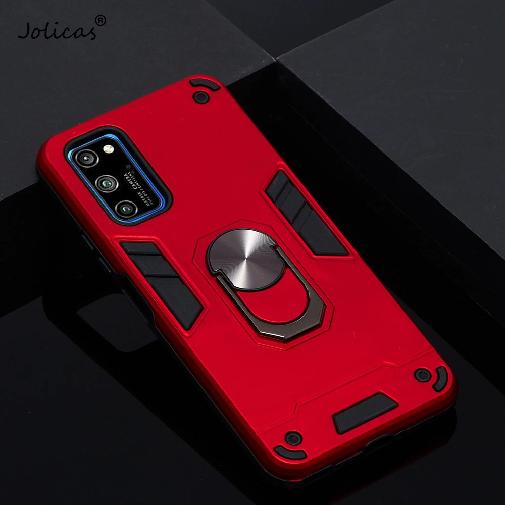 Shockproof Armor Ring Magnetic Car Hold Bumper Cases For Huawei Honor V30 Carcasa Pro Soft Silicone Protector | Мобильные телефоны