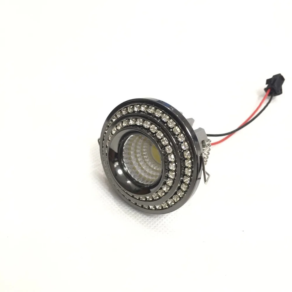 10 шт. 3 Вт светодиодный мини Einbauleuchte Rund verstellbarer точечный Deckenlampe85-265v светодиодный-Schrankleuchte