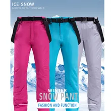 30 Waterproof Unsex Women or Men Snow pant outdoor sportswear Suspended trousers snowboarding Clothes bib ski pants Snow gear