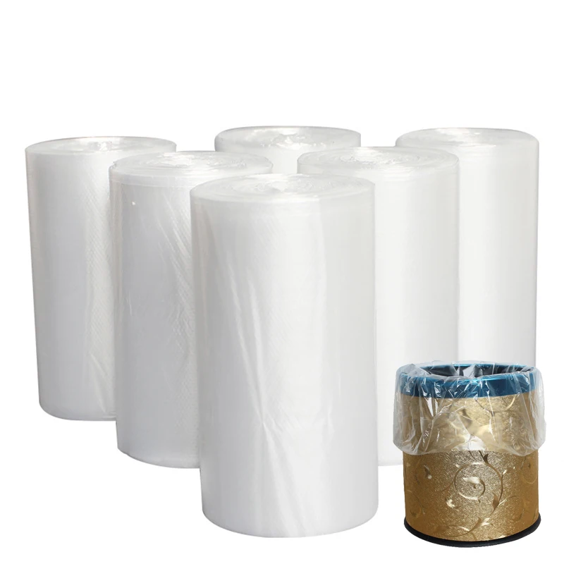 50 шт./рулон белые мешки для мусора бытовые кухонные одноразовые полиэтиленовые пакеты Стоматологическая маска мешки для мусора чистящие принадлежности