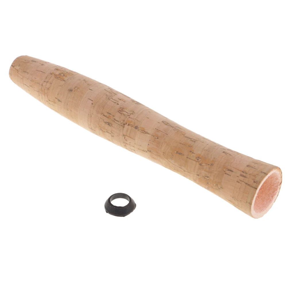 2x Cork Fly Fishing Rod Handle Grip with Reel Seat for Rod Building Fishing Rod Handle Grip with Reel Seat