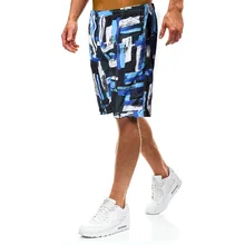 Спортивные мужские шорты для тренировок, Повседневные Дышащие мужские свободные быстросохнущие шорты для фитнеса, бега с принтом, пляжные шорты для работы на каждый день Y