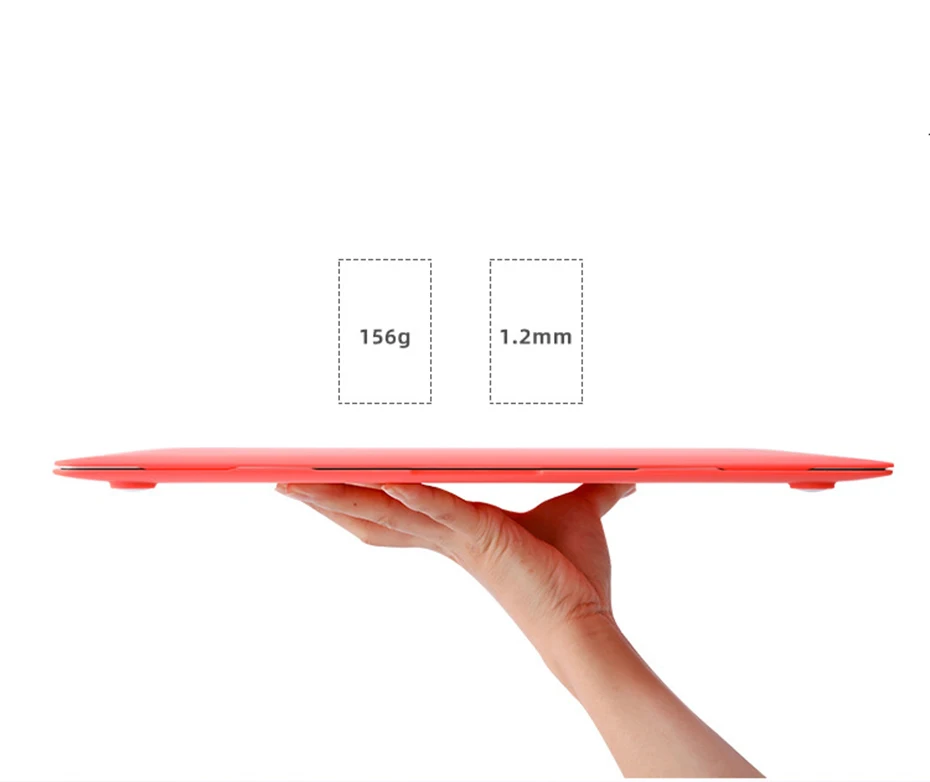 Простой, матовый чехол для ноутбука Macbook Air retina Pro 11 12 13 15 Чехол-рукав для MacBook 13 чехол-накладка из жесткого ПВХ