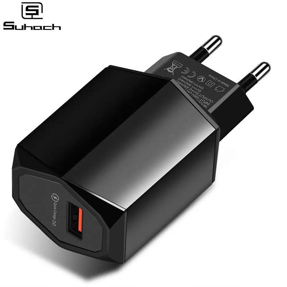 Suhach Быстрая зарядка 3 0 2 USB зарядное устройство для iPhone Xiaomi Samsung Huawei QC3.0 QC Turbo