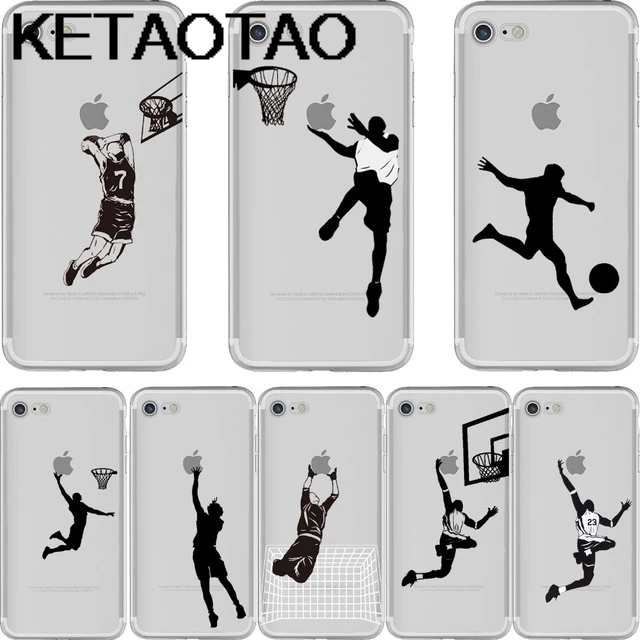 KETAOTAO Футбол Баскетбол Спорт Jordan чехол для телефона s iPhone 4S 5C 5S 6S 8 XR XS Max кристально