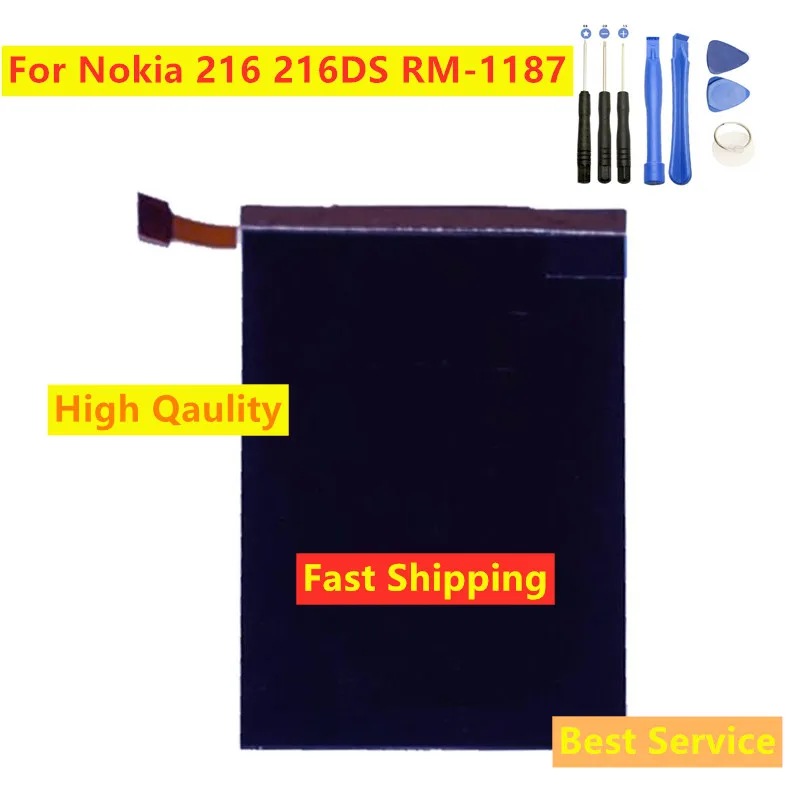 

Inner LCD Screen Panel Lens For Nokia 216 216DS RM-1187 RM1187 LCD Display Screen Monitor LCD Panel Replacement