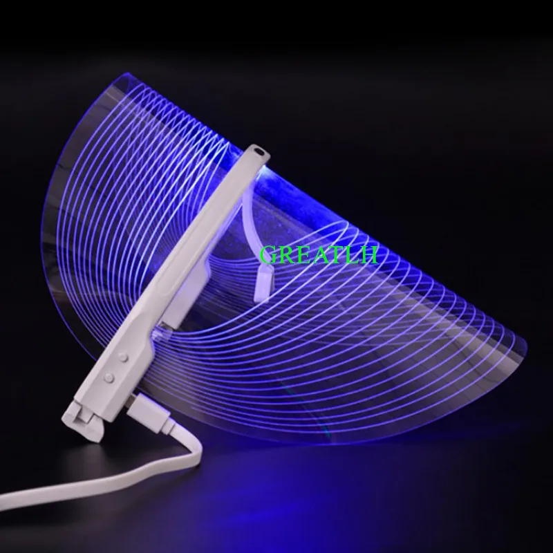 

Photon Therapy Face Mask Machine Light Therapy Acne Mask Beauty Led Mask 3 Colors LED Light Therapy Face Mask