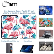 MTT чехол-подставка из искусственной кожи для samsung Galaxy Tab S2 9,7, откидной Чехол T813 T815 SM-T810 T819, чехол для планшета s