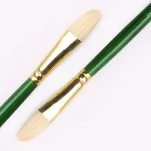 Щетина, масляная кисть, Одноместный длинный полюс, водный мел, акварельная акриловая ручка для масляной гуаши, акриловая живопись D08B