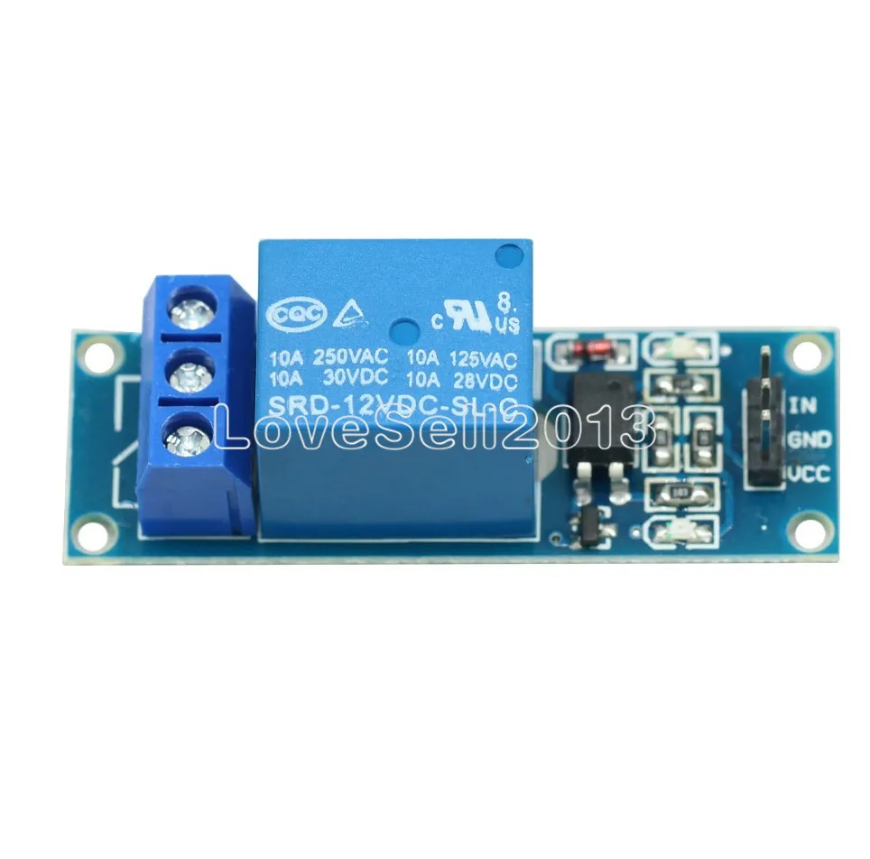 12V One 1 Channel Relay Module Optocouple Board Shield  For PIC AVR DSP ARM  MCU 
