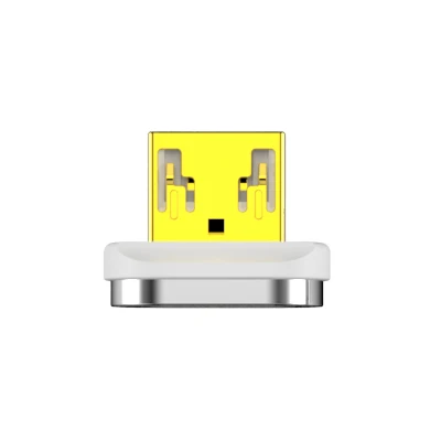 IPSY Магнитный Мобильный кабель для зарядки телефона 1 м QC3.0 Быстрая зарядка 3A 18 Вт Быстрая зарядка USB-Type C для Lightning iPhone Micro - Цвет: MicroUSB Plug Only