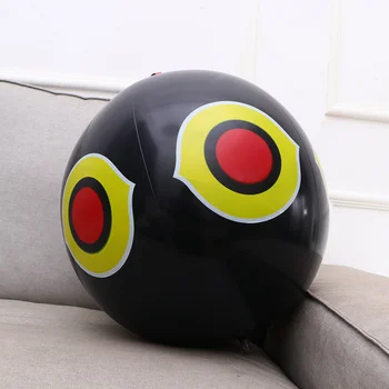 

Precise Balloon Bird Repellent Unique Scary Eyes Balloons Effective Pest Repellent Tool with Reflective Stickers (White)