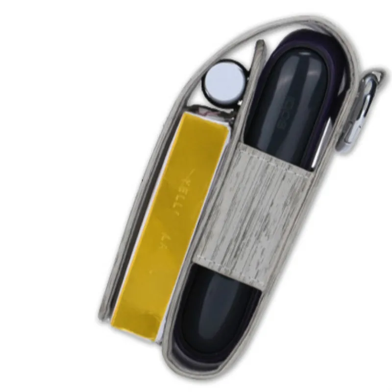 Ретро бамбуковые ПУ Чехлы для IQOS 3,0 защитный чехол для зарядки для держателей все-в-одном аксессуары для хранения Ecig