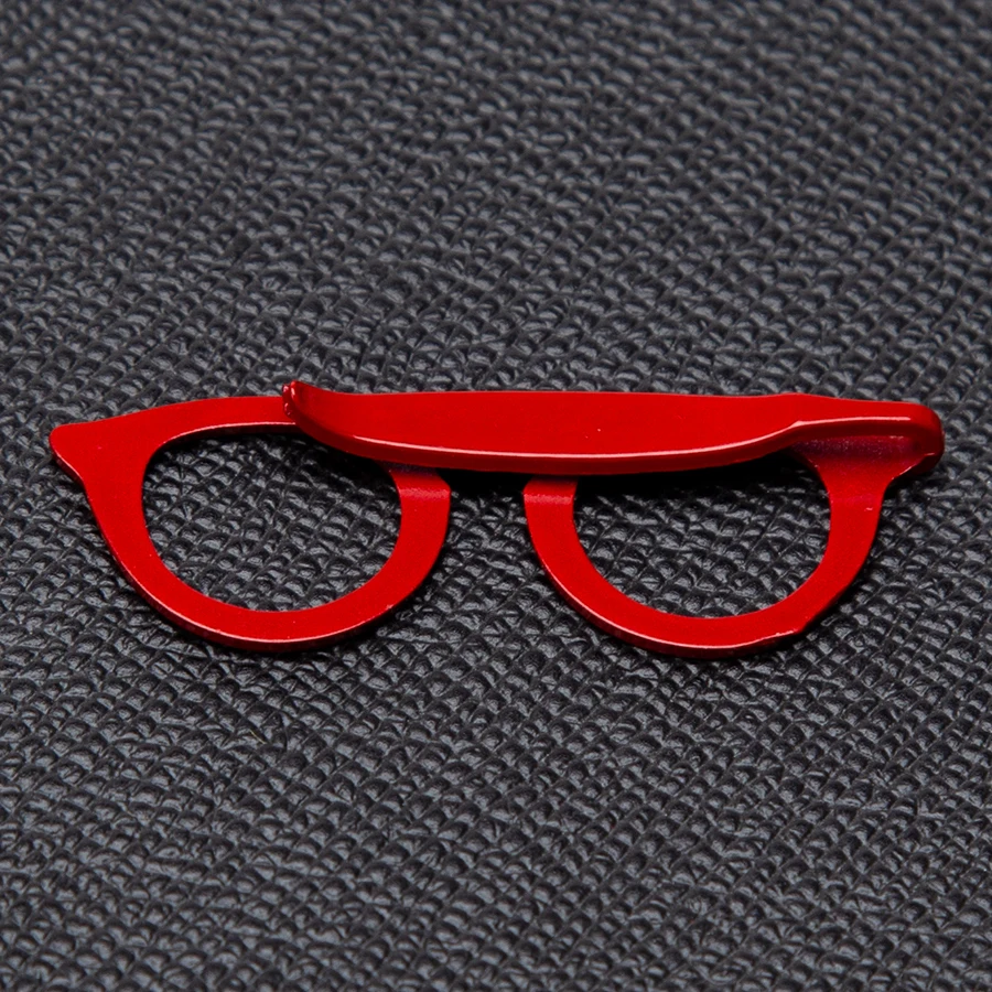 New Tie Clip for Men Solid Fashion Style Glasses Tone Bar Practical Necktie Clasp Accessories Mens Gift Black Red Tie Clips